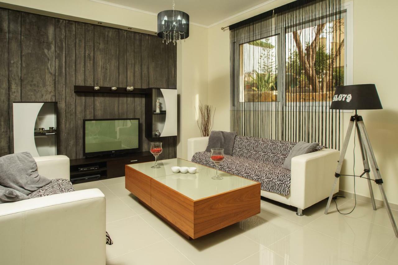Glaros Beach Apartment Kato Daratso Extérieur photo